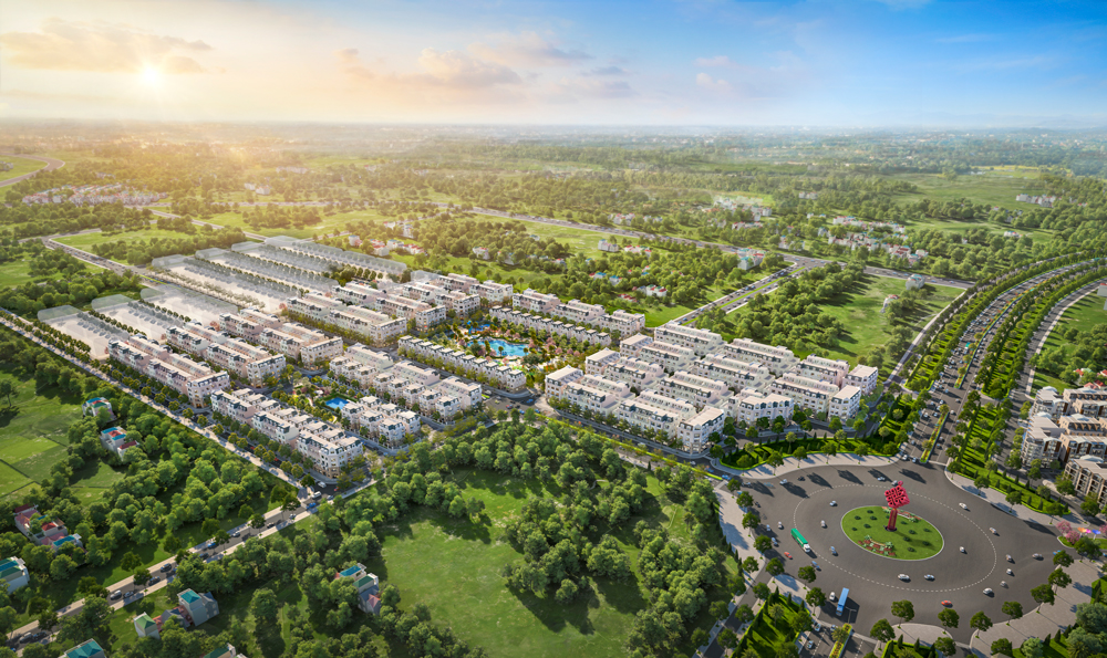 phối cảnh Vinhomes Golden Avenue